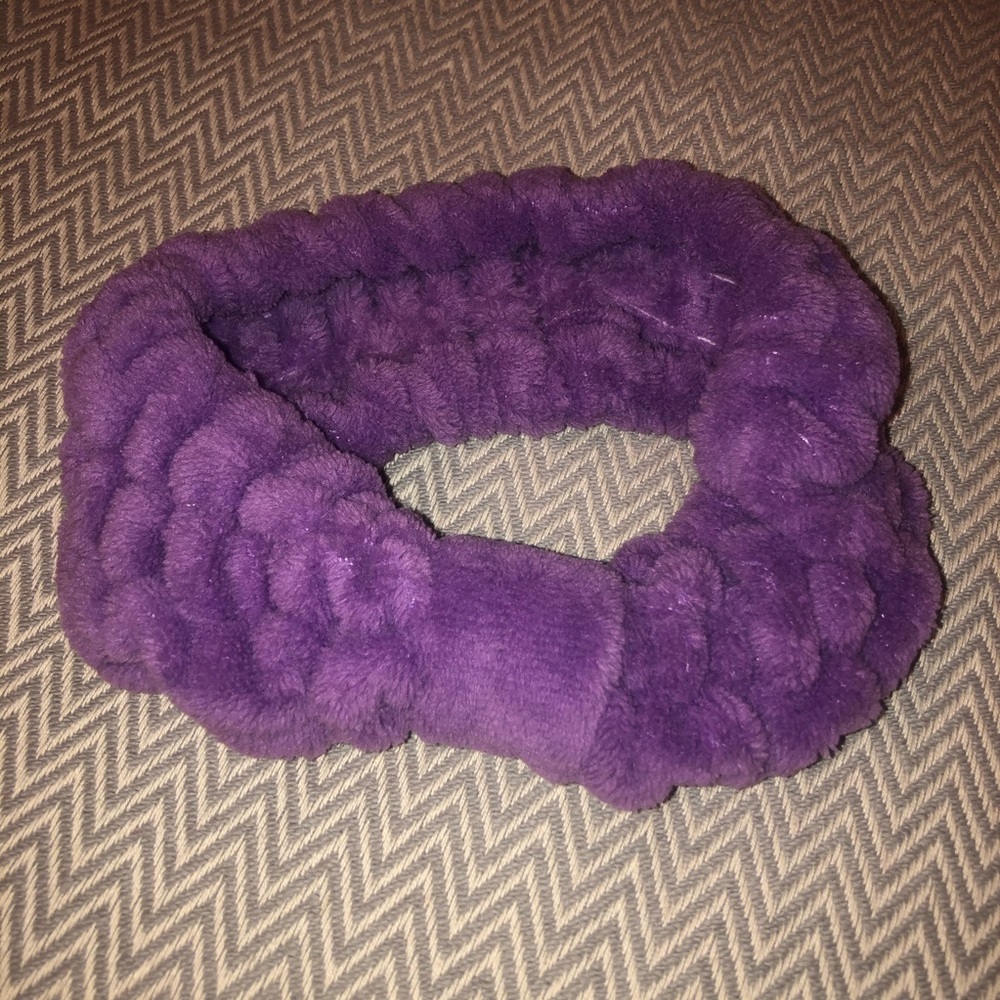 After shower plush microfiber headband